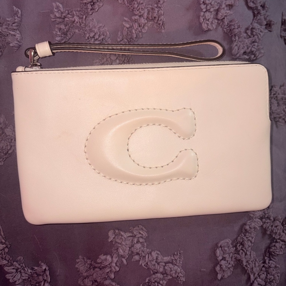 Large Coach Outlet wristlet
